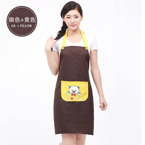 防水圍裙罩衣男女家用廚房上班工作冬季大人長(zhǎng)袖款防水防油可擦手