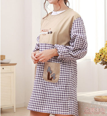 【0廠家直銷韓式廚房長袖三棵樹刺繡棉麻圍裙女士防水防油反穿衣批發(fā)】義烏市進(jìn)財(cái)塑料袋廠 - 產(chǎn)品庫
